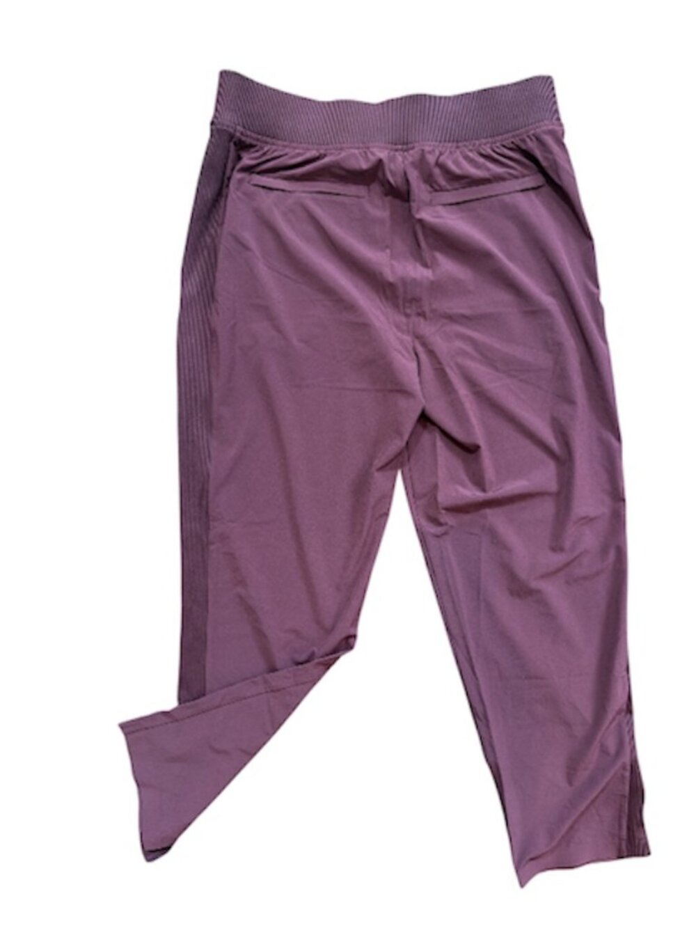 NEW Athleta Brooklyn Burgundy Athletic Slit Ankle Pant - Picture 4 of 8